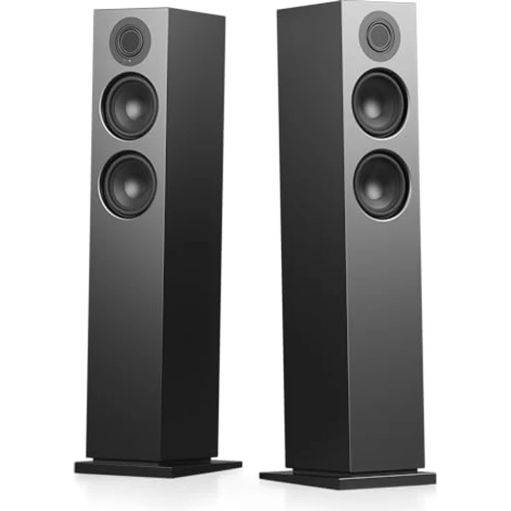 Audio Pro A48 W, 2,5-Wege Standlautsprecher, kabelgebunden, 320 W, Frequenzbereich 36 - 23000 Hz, Schwarz – Bild 1