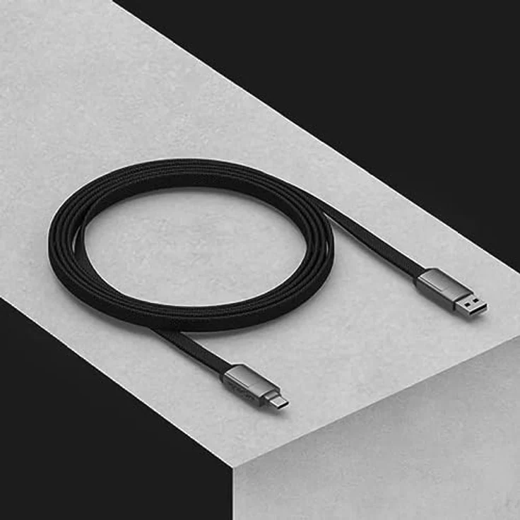 Rolling Square inCharge X Max, 6-in-1 All-in-One Kabel für iPhone, Android & USB-C, 1,5 m - Schwarz – Bild 4