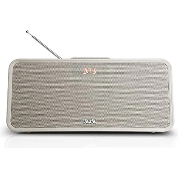 Teufel BOOMSTER (3. Gen.) Robuster Bluetooth Lautsprecher mit 2.1-Stereo-System Soundsystem DAB+ und FM-RDS-Radiotuner Schutz vor Strahlwasser nach IPX5-Norm Weiß – Bild 5