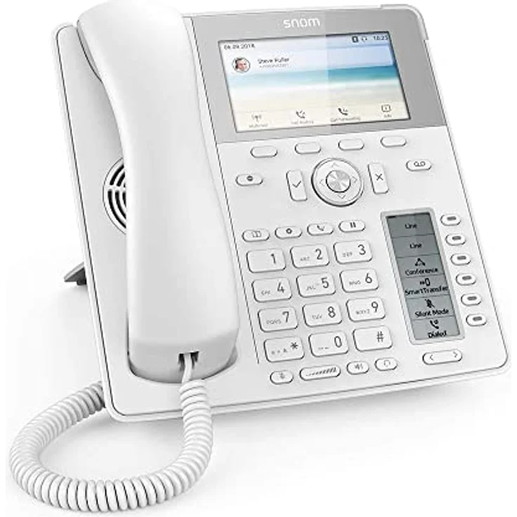 Snom Global Desk Telephone D785 (6 (24) Configurable Self-labeling Multicolor LED Keys, High-resolution Colour Display) Black – Bild 5