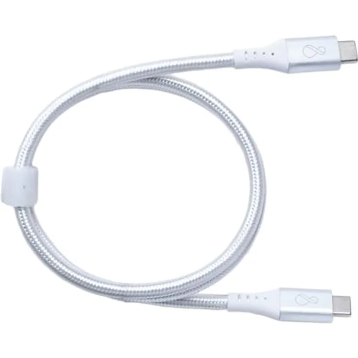 BACHMANN Ochno USB-C Kabel gerade 0,7m Silber