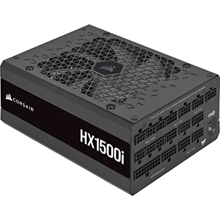 Corsair HX1500i Vollmodulares, Extrem Geräuscharmes ATX-Netzteil - ATX 3.0- Und PCIe 5.0-kompatibel - CORSAIR iCUE Software-Kompatibel - 80 Plus Platinum-Effizienz - Schwarz – Bild 1
