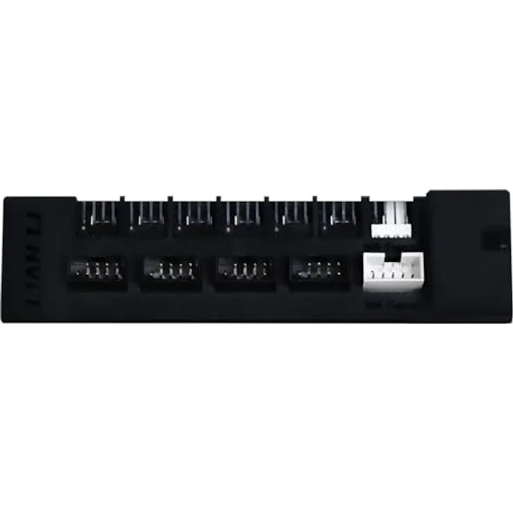 Lian Li Edge HUB (4X USB, 6X PWM), abnehmbarer USB-Hub in schwarz