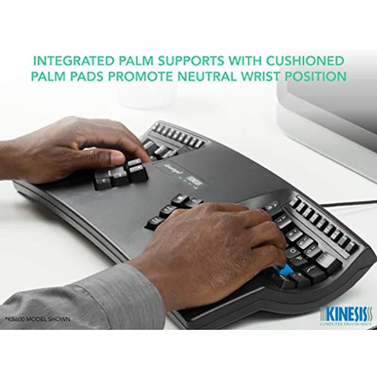 KINESIS Advantage2 Ergonomic Keyboard (KB600), Tastatur mit Cherry MX Brown Switches – Bild 5