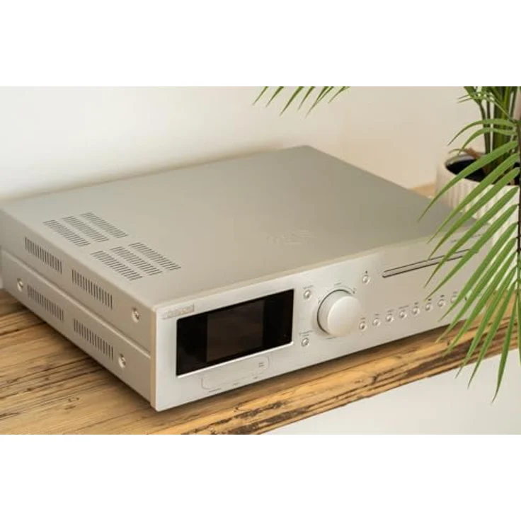 Block CVR-200 AV, 7.1 AV-Heimkinoreceiver mit Blu-ray-Laufwerk, 700 W Leistung, silber – Bild 3
