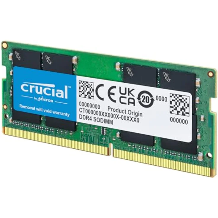 Crucial CT4G4SFS824A 4GB Speicher (DDR4, 2400 MT-s, PC4-19200, Single Rank x8, SODIMM, 260-Pin) - Preisvergleich – Bild 2