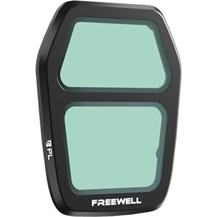 Freewell Air 3S PL Filter, Blendreduzierung und verbesserte Farbvibration für Luftaufnahmen, GimbalSafe-Technologie, Schwarz