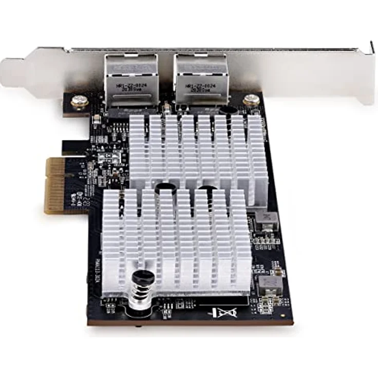 StarTech.com 2-Port 10Gbe Netzwerkkarte, PCIe Ethernet 10 Gigabit Karte für PCs/Server, PCI Express Netzwerkkarte/10gb LAN Karte, Sechs Geschwindigkeits NIC, 10GBASE-T und NBASE-T (ST10GSPEXNDP2) – Bild 4