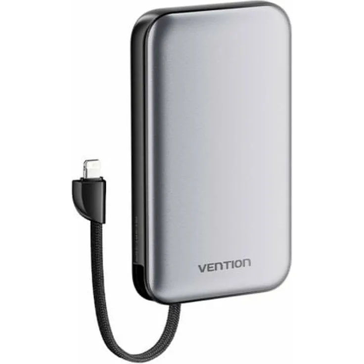 Vention I12IA, Handybatterie Powerbank mit 10000 mAh und 20 Watt Schnellladung, schwarz