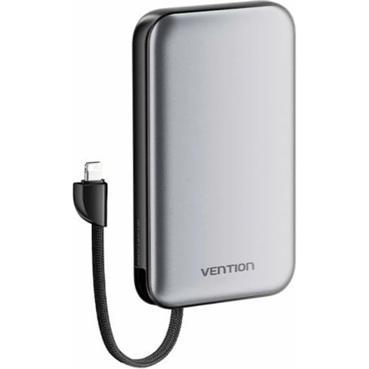 Vention I12IA, Handybatterie Powerbank mit 10000 mAh und 20 Watt Schnellladung, schwarz
