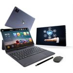 Goldstern tech Tablet mit Tastatur, Stift und Maus - 10,4 Zoll 2K Display, 8GB RAM, 128GB Speicher, Octa-Core Prozessor, 7000mAh Akku - Android 12 (Grau)