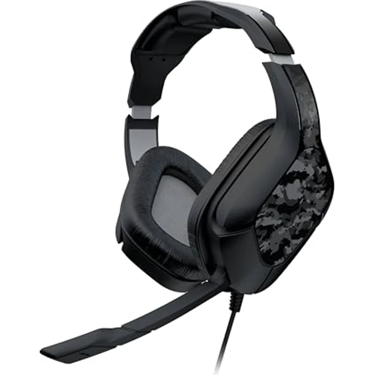 Gioteck HC2 Kopfhörer Kopfband Gaming Schwarz, Grau (HC2CAM-14-MU) – Bild 2