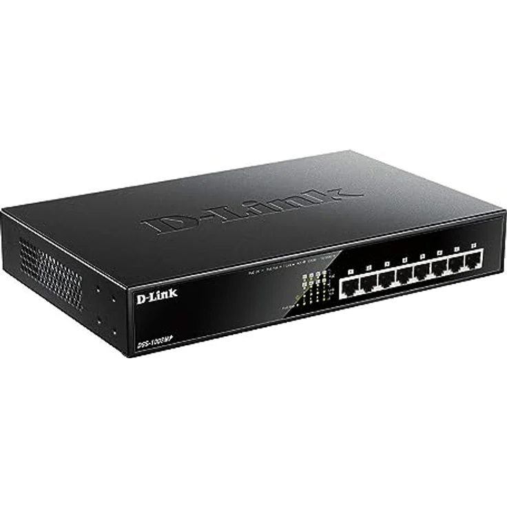 D-Link DGS-1008MP 8-Port Desktop Gigabit Switch (8 x 10-100-1000 BASE-T Ports, unterstützt PoE+) – Bild 7