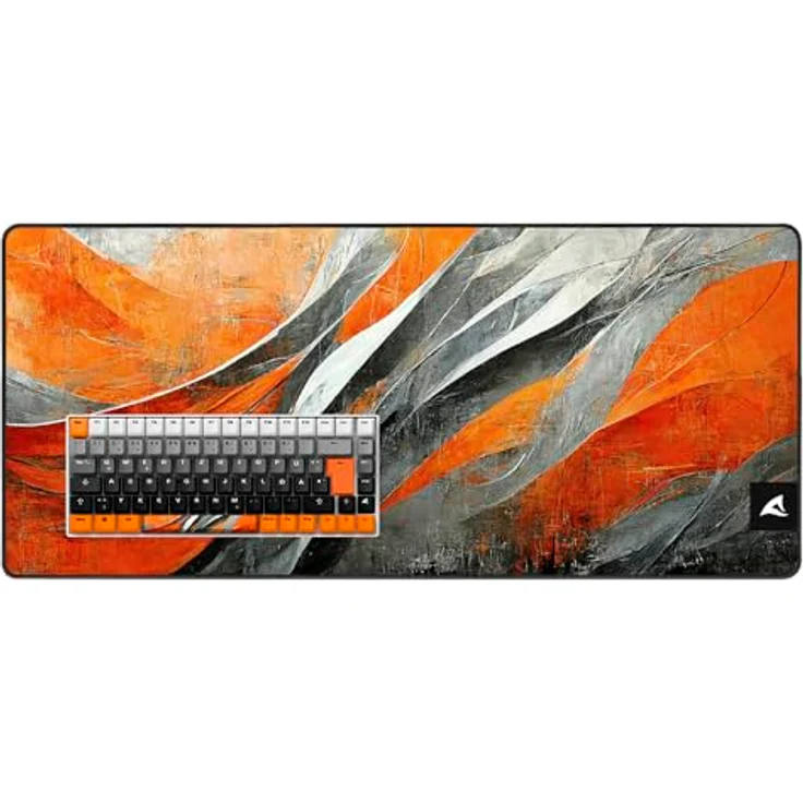 Sharkoon SKILLER SGK50 S3 Design Bundle D6, Mauspads & Deskmats mit abgenähten Rändern und deutschen Tastenkappen – Bild 2