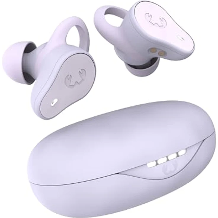 Fresh 'n Rebel Twins Move, kabellose In-Ear Bluetooth Sport Kopfhörer, Spritzwassergeschützt, Dual Master, Mit Mikrofon und klickbarer Taste und Lautstärkeregler, 30 Stunden Spielzeit (Dreamy Lilac) – Bild 1