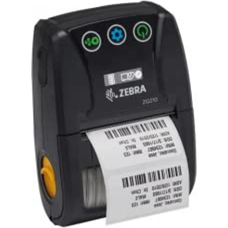 Zebra ZQ210, tragbarer Belegdrucker (203 dpi) mit USB, NFC und Bluetooth, schwarz – Bild 2