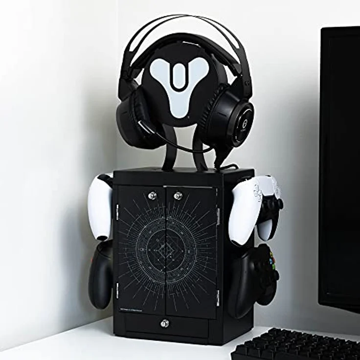 numskull NS2777 Destiny Gaming Locker, Controller Halter, Headset Ständer für PS5, Xbox Series X S, Nintendo Switch-Offizielles Merchandise – Bild 3