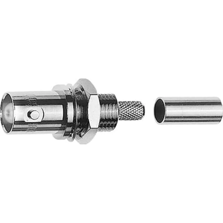 Telegärtner BNC-Steckverbinder Buchse, Einbau 50 Ω, 1 Stück