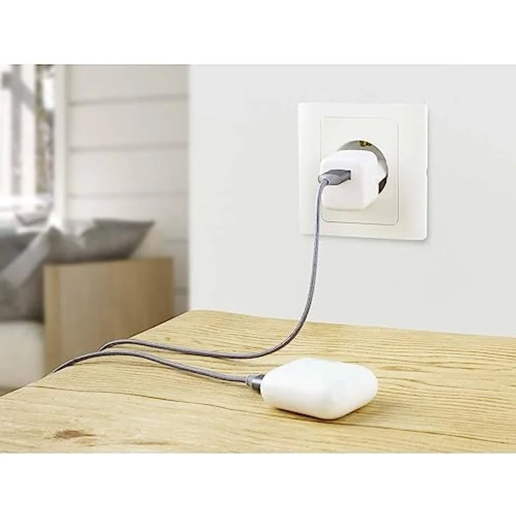 VOLTCRAFT USB-Ladegerät UC-1AXX001 12 W Steckdose Ausgangsstrom 2400 mA, kompakt und leicht, Voltcraft – Bild 2