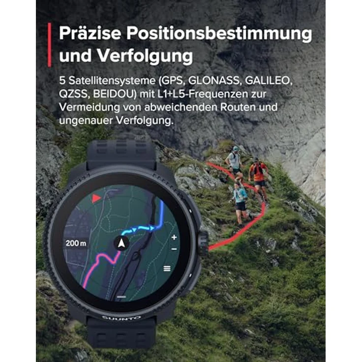 Suunto Race (49 mm, Edelstahl, One Size) Sportuhr + Smartwatch, Ultimative Leistungsuhr für Rennen und Training – Bild 3