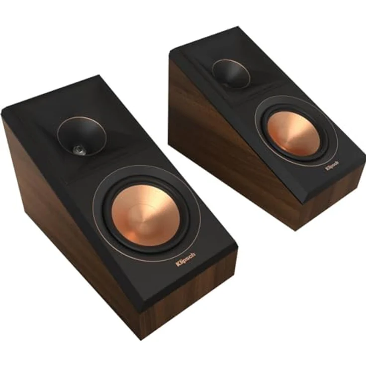 Klipsch Reference Premiere RP-500SA II Dolby Atmos Surround-Sound-Lautsprecher, Vielseitiges 2er Set, Möbelqualität, Schwarz – Bild 1