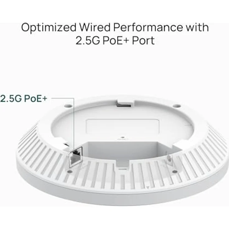 TP-Link Omada EAP720 Wi-Fi 7 Access Point BE3600, Dualband bis 3,6 Gbit/s, 2,5G-Port, PoE/DC-Betrieb, WPA3, Nahtloses Roaming, Fernverwaltung über Omada – Bild 5
