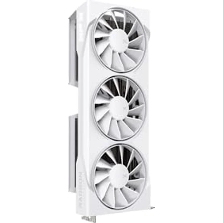 XFX Radeon RX 9070XT Gaming-Lüfter, Weiß, Triple Edition mit 16GB GDDR6 HDMI 3xDP, AMD RDNA™ 4 – Bild 2