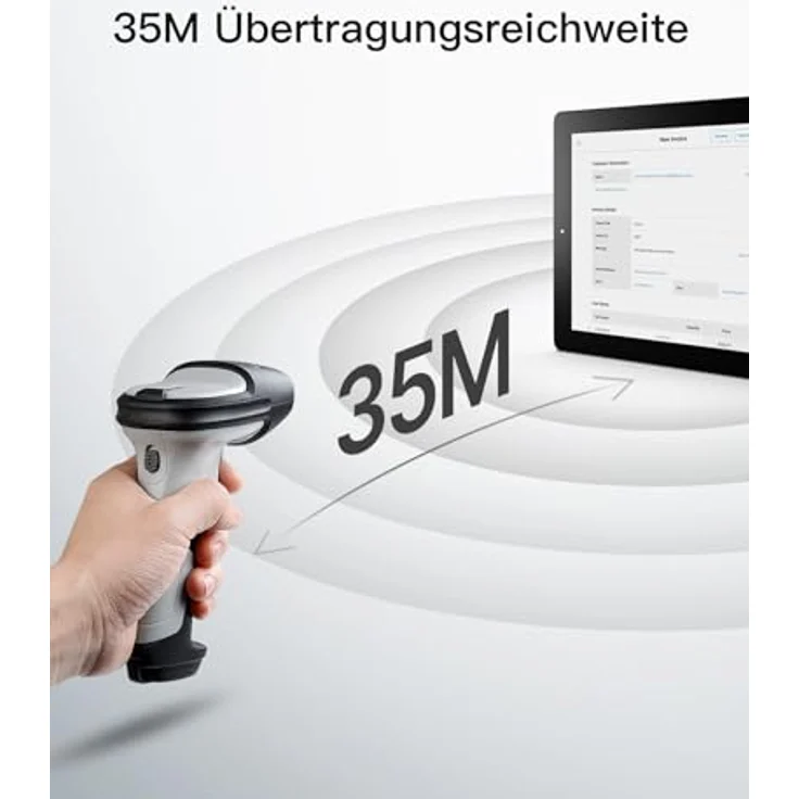 Inateck BCST-70 1D Barcodescanner, Bluetooth bis 35m – Bild 9