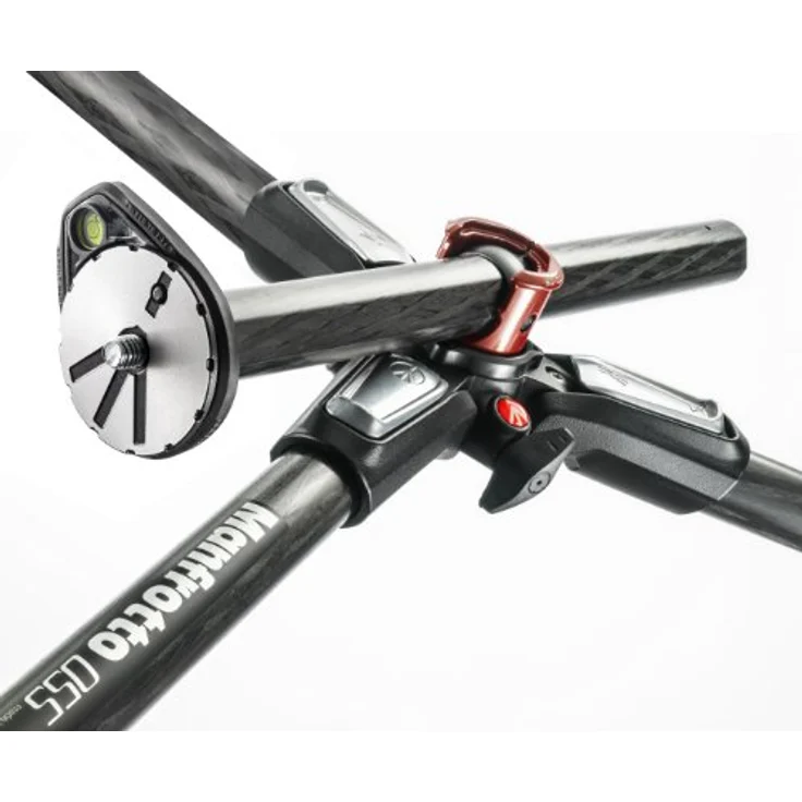Manfrotto 055 Carbon Stativ (mit 3 Segmenten) schwarz – Bild 2