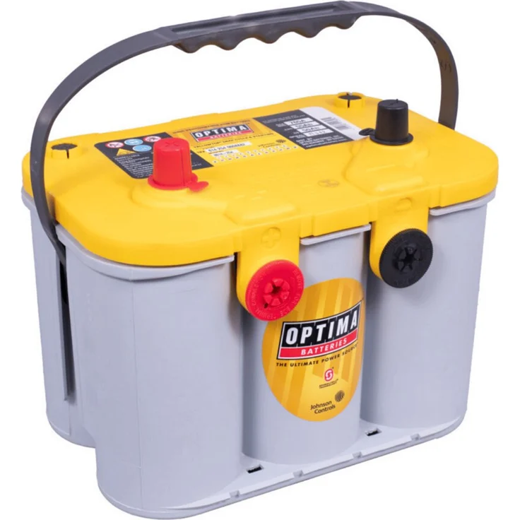 Optima YT U 4,2 YellowTop 55Ah Versorgungsbatterie, (12 V) – Bild 1