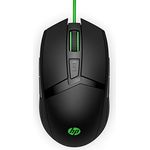 HP Pavilion 300 (Kabelgebunden), Maus, Grün, Schwarz