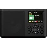 Kenwood CR-M33DAB-B - Tragbares DAB+ Radio mit Bluetooth, integriertem Li-Ion Akku & 6,1cm Farbdisplay, Schwarz