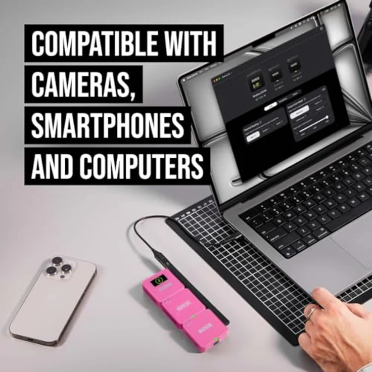 RØDE Wireless GO (Gen 3), drahtloses Mikrofon mit 32-GB-Speicher, 32-Bit-Float-Aufnahme und intelligenter GainAssist-Technologie – Bild 4