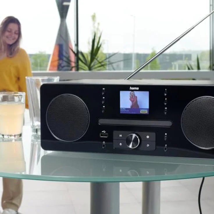 Hama DR1560CBT DAB+/FM/CD/Bluetooth RX schwarz (FM, DAB+, DAB, Bluetooth), Radio, Schwarz – Bild 2