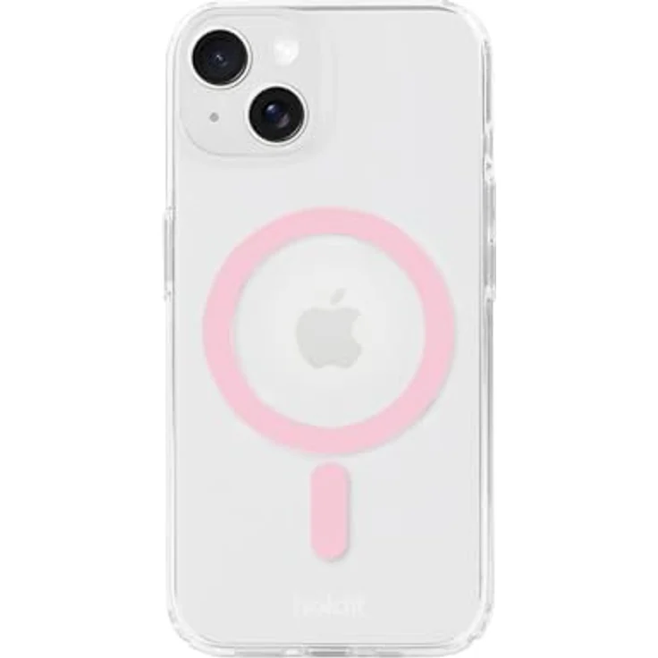 holdit - iPhone 15/14/13 Hülle kompatible mit MagSafe - Ultra Dünn - Pink/Transparent – Bild 1