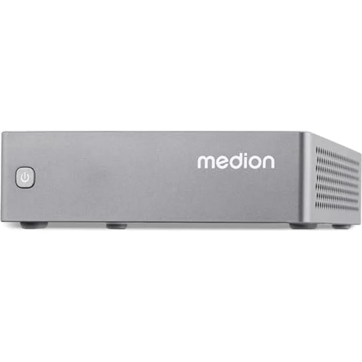 Medion S06 Mini PC, Intel Core i5-1335U, 16 GB RAM, 512 GB SSD, integriert Intel Iris Xe Grafik, Silber – Bild 1