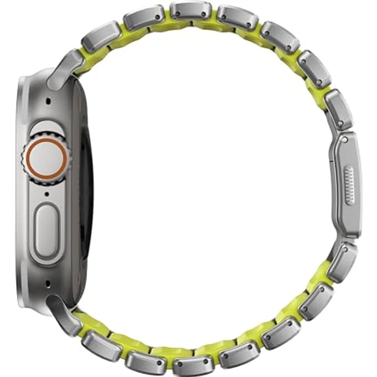 NOMAD Stratos Band I, Hybrid-Design für Apple Watch 42/44/45/46/49mm, Wasserresistent, Natural Volt – Bild 2