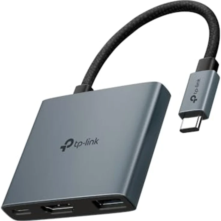 TP-Link UH3020C USB C Hub, 4K 60Hz HDMI, 100W Power Delivery, 5Gbps USB-A 3.0, Plug & Play, kompatibel mit Mac OS, Windows, Linux, iPadOS, iOS, Android, ChromeOS, Nintendo – Bild 1