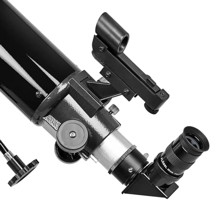 Omegon Teleskop AC 90/1000 EQ-2, Refraktor mit 90mm Objektivöffnung und stabiler parallaktischer Montierung – Bild 5