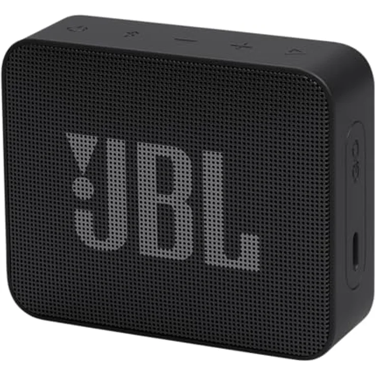 JBL Go Essential 2, Bluetooth Lautsprecher mit IP67 wasserdicht, schwarz, 5 Stunden Wiedergabezeit