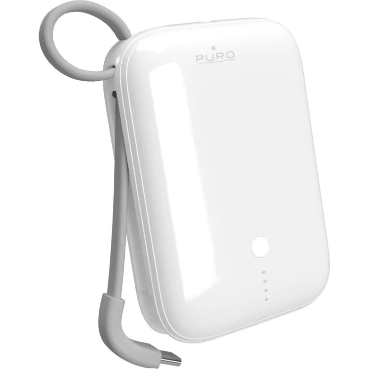 Puro Power Link 10 Plus, Powerbank 10000 mAh mit 20W Power Delivery, Weiss