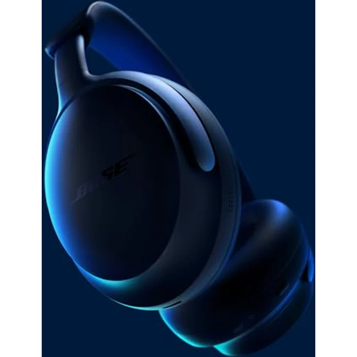 Bose QuietComfort Ultra Kabellose Kopfhörer mit Noise-Cancelling, Raumklang, Over-Ear und Mikrofon, Mondblau-Limited Edition – Bild 2