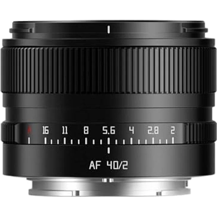 TTArtisan Autofokus 40 mm F2.0 Vollformat-Objektiv, Metallgehäuse, STM, minimaler Fokussierabstand 0,4 m, Schwarz – Bild 1
