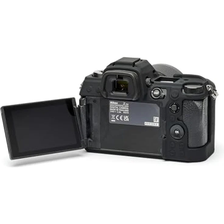 easyCover Silikon Kameratasche für Nikon Z6III - Maßgeschneiderter Schutz vor Stößen, Kratzern und Staub - Schwarz – Bild 5