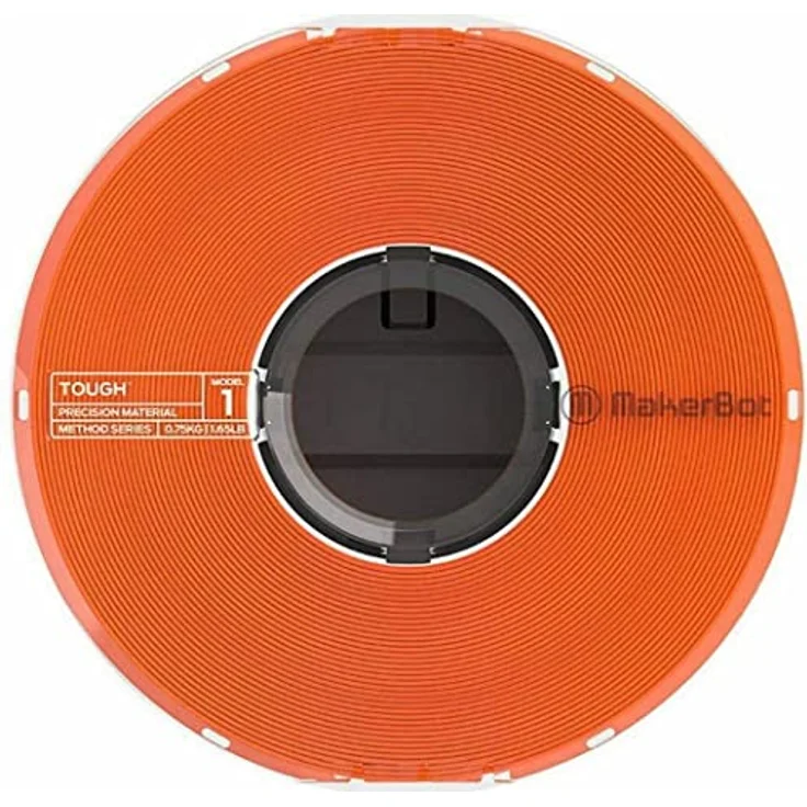Makerbot Tough Precision, 3D Filament aus PLA, 0.75kg, 1.75 mm, safetyorange, hohe Schlagfestigkeit, Smart Spool™ – Bild 2