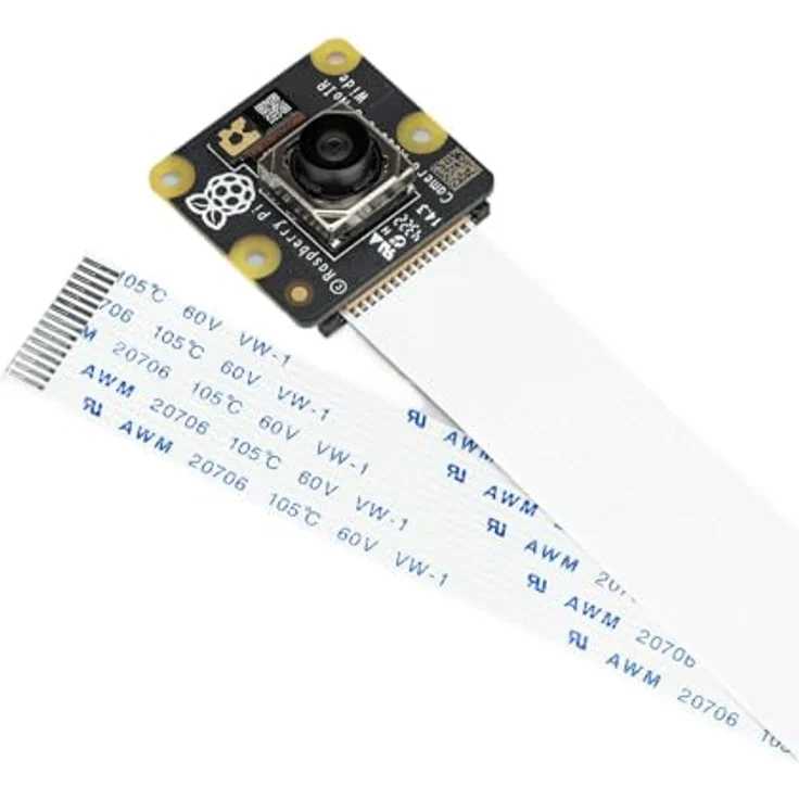 Raspberry Pi Camera Module 3 Wide Noir, CMOS Farb-Kamera mit schneller Leistung – Bild 1