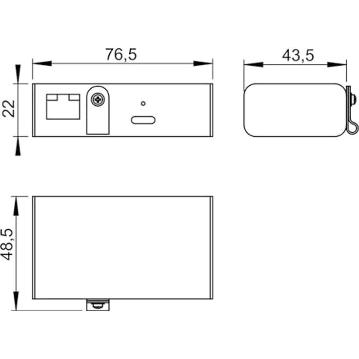 smart things sCharge s29 C, 25 W USB Ladegerät mit Gigabit-Datenübertragung, Schwarz – Bild 4