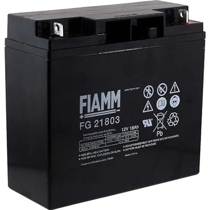 Fiamm FG21803 12V 18Ah Blei Akku/Blei Akku/AGM Blei Vlies – Bild 2