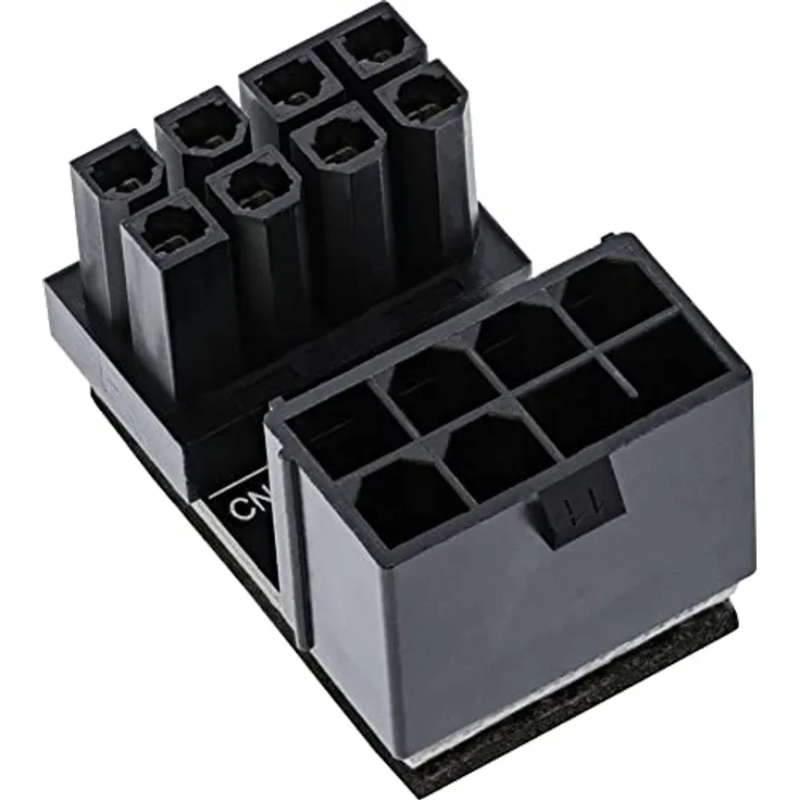 InLine® Stromadapter intern, 180° ATX 8pol Stecker / Buchse, für Desktop-Grafikkarte