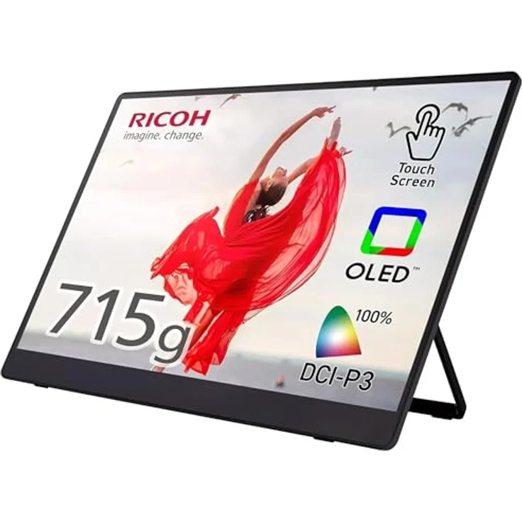 Ricoh 150BW mobiler Multi-Touch Monitor 39,60cm (15,6 Zoll) – Bild 2